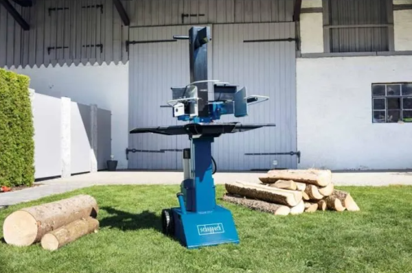 SCHEPPACH 8-Tonnen-Holzspalter – 3000 W – HL810 – Holzspalter – Horizontal – Blau – 55 cm